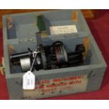 An A M Astro Compass MkII 6A/11740, in grey stencilled box.