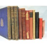 Mr Punch's Victorian Era, vols I - III, cl gt, 8vo, 1887 - 1888, and eight other Punch volumes.