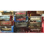 Ten boxed 1-18 scale models of various cars, mainly Chinese-made, (10).