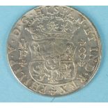 Mexico, Philip V 1741 eight-Reales coin.