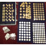 A collection of British coinage, including pre-1947 silver.