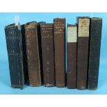 Lawrence, (D H), seven volumes which belonged to D H Lawrence's elder brother, G A Lawrence: The