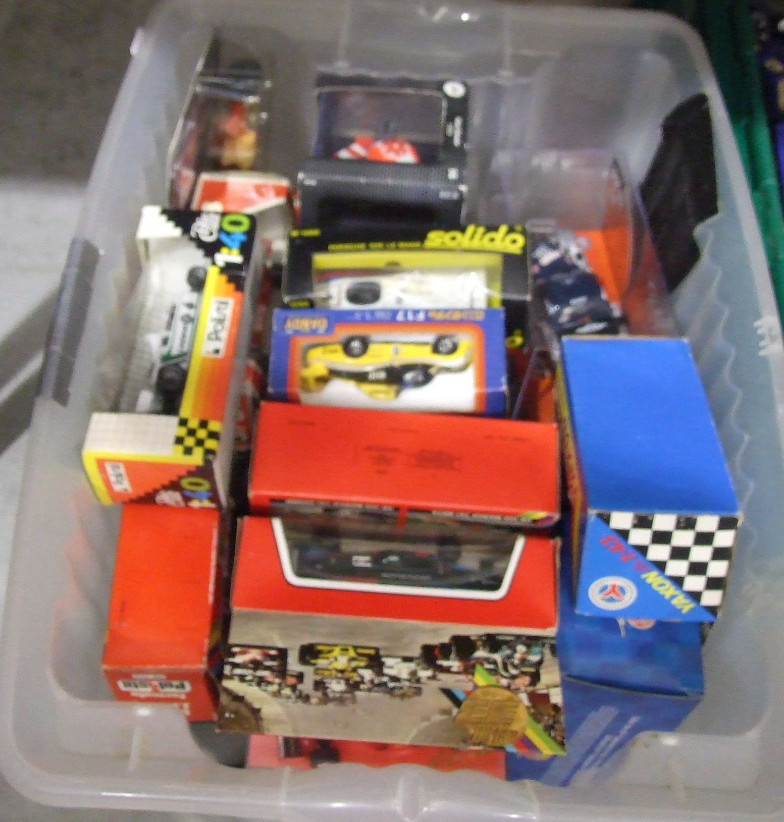 Twenty-nine boxed diecasts of racing cars and seven Michael Schumaker models, (boxed), (36).