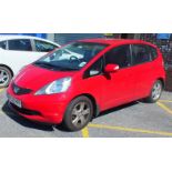 A 2009 Honda Jazz V-Tec ES 5-door hatchback motor car, 1339cc, Reg: WL09 HPP, mileage 21,000 miles.