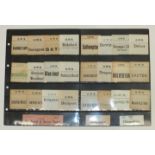 A collection of 48 GWR tickets, mainly 3rd class, 1920's - 50's, fifty-five GWR luggage tickets