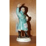 A Royal Worcester figurine, 'February', no.3453, modelled by F C Doughty, 16cm high.