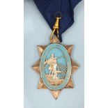 An enamelled silver "Institution of Railway Signal Engineers, President Mrs Williams 1951"