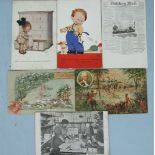 Approximately 230 early-20th century postcards, topography, humour including Mabel Lucie Attwell,