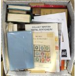 A quantity of books on stamp collecting and postal history, including Huggins Postal Stationery