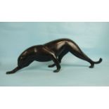 Loet Vanderveen, a bronze sculpture 'Panther, walking', limited edition 320/750, 75cm long, 25cm