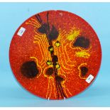 A Poole Pottery 'The Planets' Limited Edition charger 'Venus', To Mark the Alignment of The