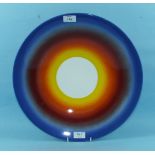 A Poole Pottery charger prototype of Saturn, 40.8cm diameter.