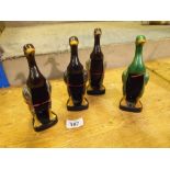 Sale Item:    4 DUCK BRUSHES   Vat Status:   No Vat   Buyers Premium:  This lot is subject to a