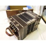 Sale Item:    1930'S BANDONEON CASED CONCERTINA  Vat Status:   No Vat   Buyers Premium:  This lot