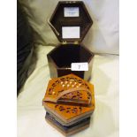 Sale Item:    1909 LACHENAL 20 KEY CASED CONCERTINA  Vat Status:   No Vat   Buyers Premium:  This