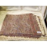 Sale Item:    PRINTED PAISLEY TABLE COVER (AF)   Vat Status:   No Vat   Buyers Premium:  This lot