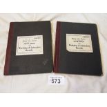 Sale Item:    2 RAF WORKSHOP NOTE BOOKS   Vat Status:   No Vat   Buyers Premium:  This lot is