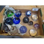 Sale Item:    13 PAPERWEIGHTS   Vat Status:   No Vat   Buyers Premium:  This lot is subject to a