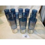 Sale Item:    SET 12 LEMONADE GLASSES   Vat Status:   No Vat   Buyers Premium:  This lot is subject