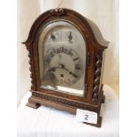 Sale Item:    BRACKET CLOCK   Vat Status:   No Vat   Buyers Premium:  This lot is subject to a