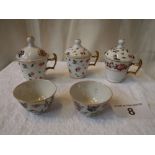 Sale Item:    ASSORTED CUPS & 2 ORIENTAL TEA BOWLS (AF)  Vat Status:   No Vat   Buyers Premium: