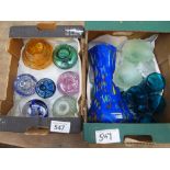 Sale Item:    2 BOXES ART GLASS   Vat Status:   No Vat   Buyers Premium:  This lot is subject to a