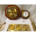 Sale Item:    BAROMETERS   Vat Status:   No Vat   Buyers Premium:  This lot is subject to a Buyers