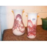 Two Adrian Sankey vases