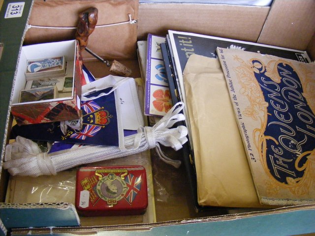 A carton containing a quantity of mixed