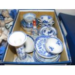 A small collection of oriental china etc