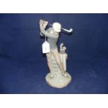 A boxed Lladro golfing figurine no. 4824