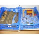 A qty. of Hornby Dublo track together wi