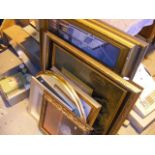 A quantity of furnishing pictures and mirrors