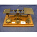 A small set of postal scales with weights