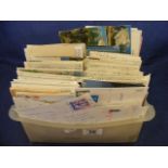 A quantity of postcards