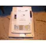 A samsung electric cash register