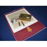 A WWI Christmas tin including a shell casing and pencil together with a 1995 Household Cavalry