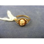 9ct gold cameo ring