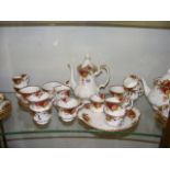 A Royal Albert Old Country Roses tea set