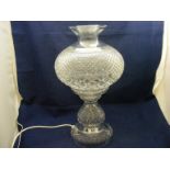 A Waterford Crystal table lamp with orignal box
