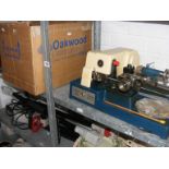 Two small scale lathes together with various accessories