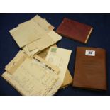 A quantity of military service papers some relating to the time of the Boar War etc