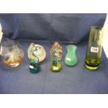 A quantity of glassware to include Caithness, vases, M'dina etc.