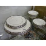 A quantity of Wedgwood Amherst dinner service items