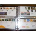 A GB collection Royal Mail Album 64x 1994-98 FDCs incl coin covers incl £2,