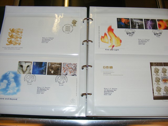 GB 1999-2002 Album FDCs including Commems, m/sheets, Regional's, Machin £1.