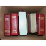 5x Postcard albums incl around 100 sets fu on Post office Card and many more mint cards