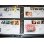 A GB collection album 1997-2000 v fine FDCs incl m/sheets + approx £8 face value mint airletters