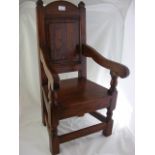 A childs Wainscott style childs chair