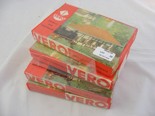 Four vintage Vero N gauge model kits